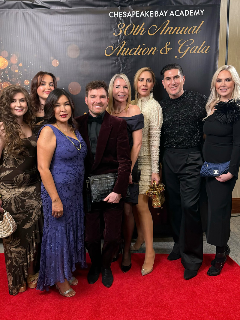 Dr. Kaado and others at Chesapeake Bay Academy 30th Annual Auction and Gala